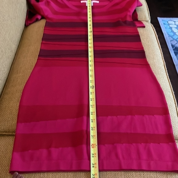 Max Studio Sweater Dress Size M Multicolor Stripes Business Feminine Effortless - Picture 14 of 14